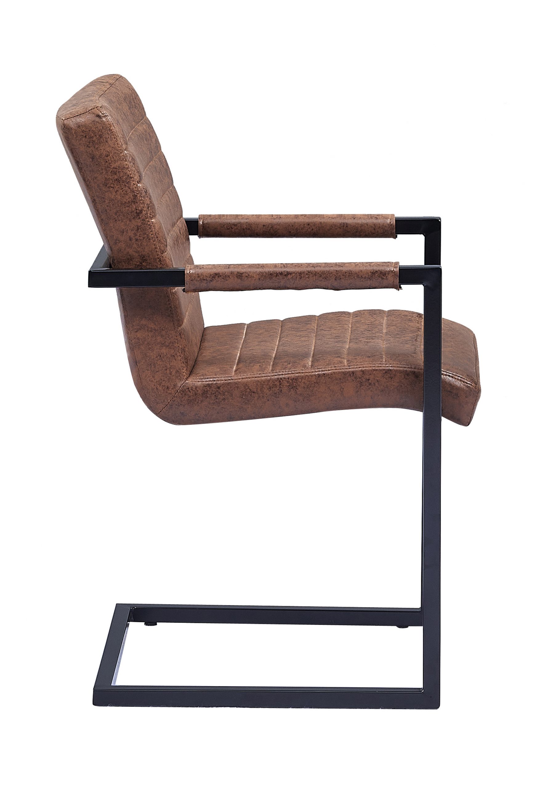 Baumkanten Essgruppe Akazie natur massiv 180 U-Gestell schwarz 7tlg. NOAH – Bild 7