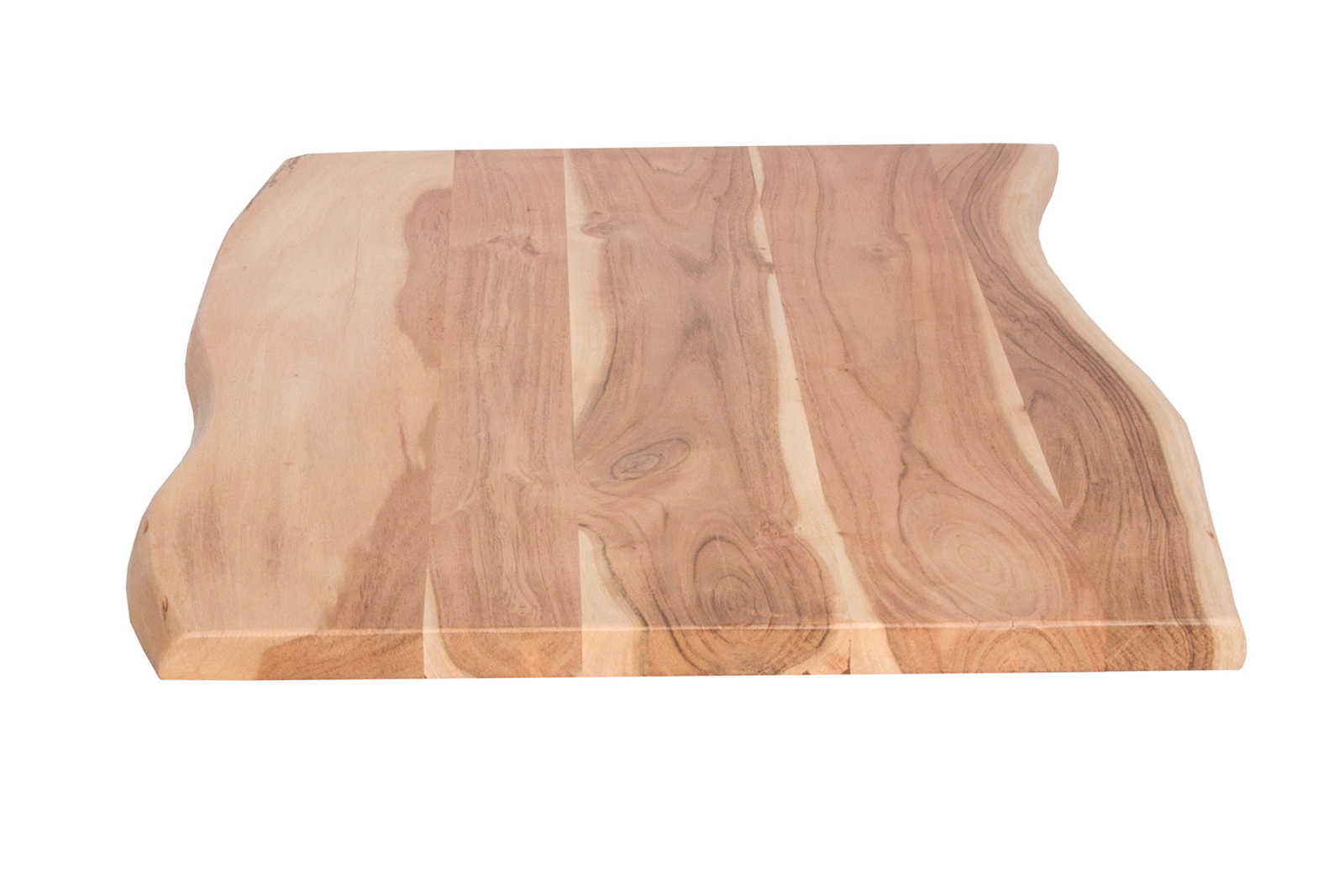 Tischplatte Baumkante Akazie Natur 80 x 60 cm CURT – Bild 5