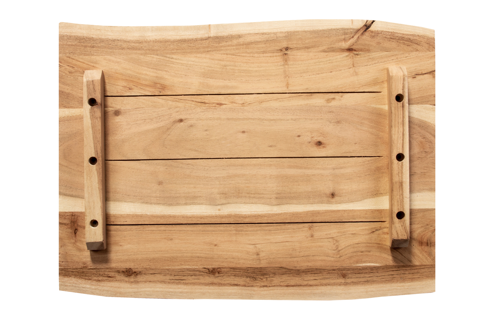 Tischplatte Baumkante Akazie Natur 60 x 40 cm CURTIS – Bild 3