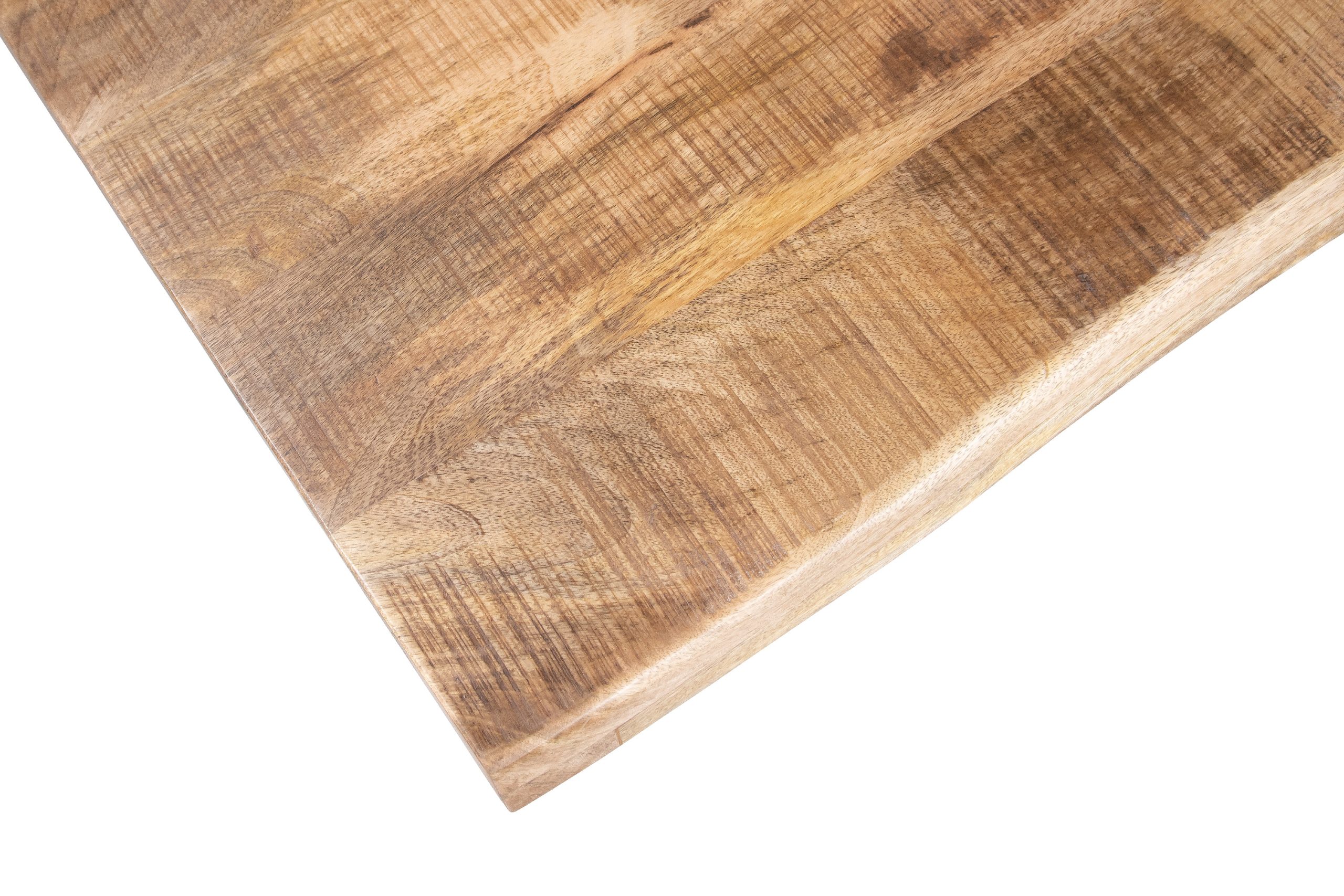 Tischplatte Baumkante 200 x 100 cm massiv Mangoholz Rough LUZERN – Bild 4