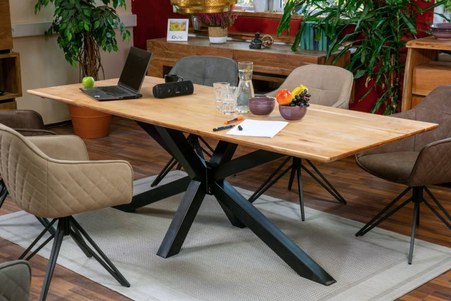 SAM_NEU-Esszimmer-Esszimmertische-Abby_Schweizerkante-220_spider-Abby_natur_220_06-5