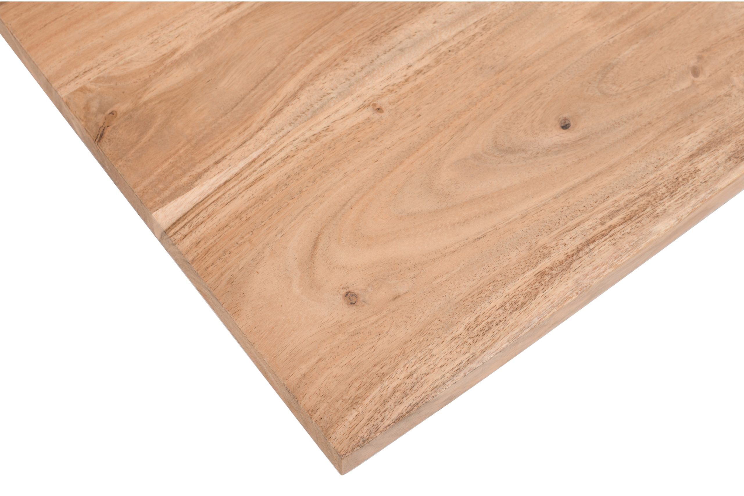 Tischplatte Gerade Kanten Akazie massiv Natur 60 x 60 cm BRASILEIRO – Bild 4