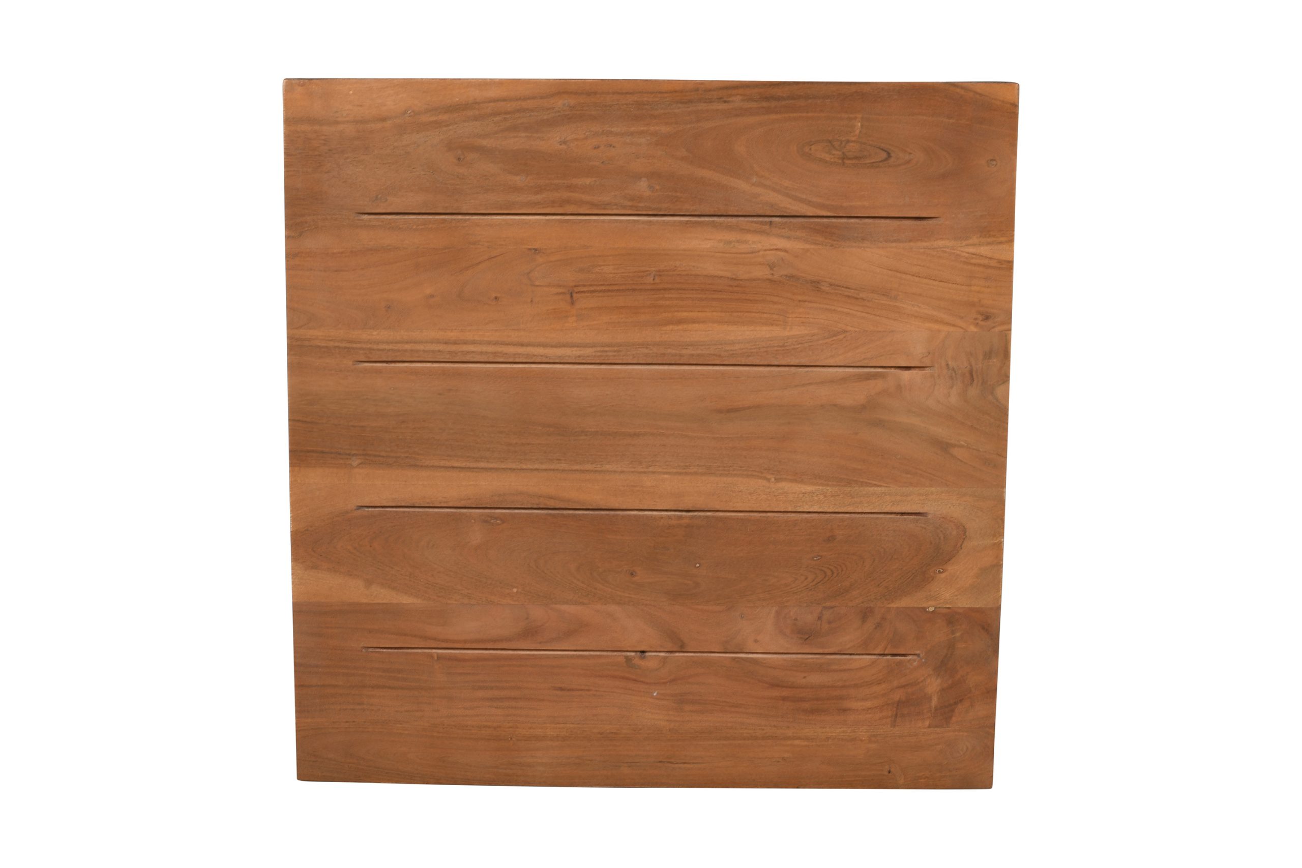 Tischplatte Gerade Kanten Akazie massiv Nussbaum 70 x 70 cm BRASILEIRO – Bild 6