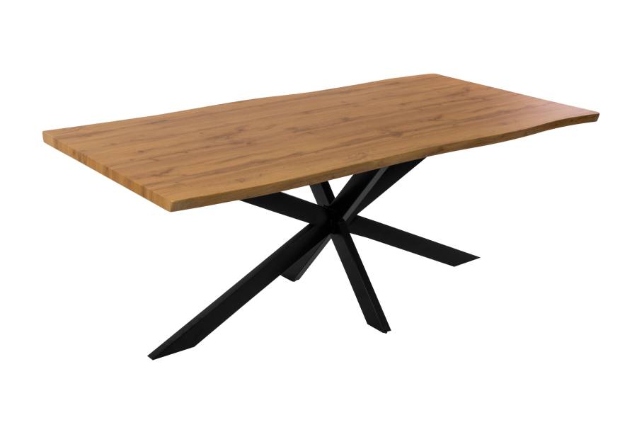 SAM_NEU-Esszimmer-Esszimmertische-Josy-spider-schwarz-200-BKT_Josy_wildeiche_02-5