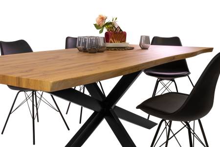 SAM_NEU-Esszimmer-Esszimmertische-Josy-spider-schwarz-200-BKT_Josy_wildeiche_04-5