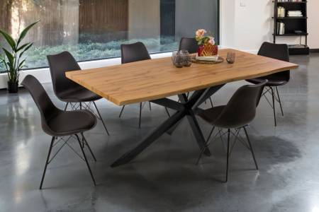 SAM_NEU-Esszimmer-Esszimmertische-Josy-spider-schwarz-200-BKT_Josy_wildeiche_05-5