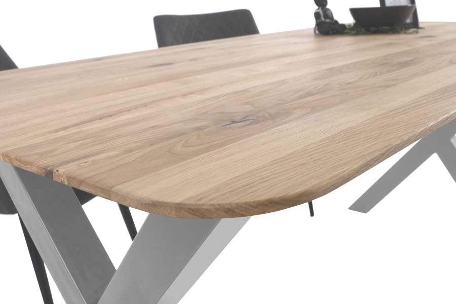 SAM_NEU-Esszimmer-Esszimmertische-Lotte-Baumkantentische.de-rund-x_gestell-silber-160-BKT_Lotte_silber_04