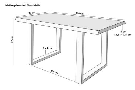 SAM_NEU-Beimoebel-Libro-Tische_Mango_Rough-U_Gestell-160-BKT_Libro_mango_rough_160_03