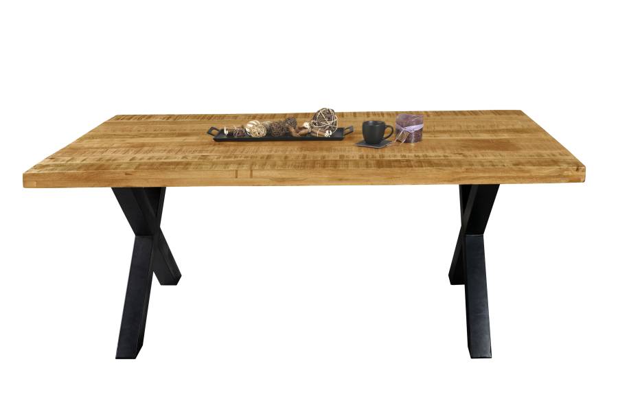 SAM_NEU-Beimoebel-Libro-Tische_Mango_Rough-X_Gestell-180-BKT_Libro_mango_rough_180_04-2