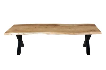 SAM_NEU-Esszimmer-Baumkante-Baenke-Quintus-natur-X_FC3BCC39Fe-X_180-Quintus_natur_X_Gestell_180_02-2