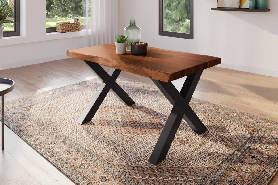 SAM_NEU-Esszimmer-Baumkante-Tische-Atlas-Nuss-X-Gestell-schwarz-120×80-BKT_Atlas_X_Gestell_schwarz_01-2