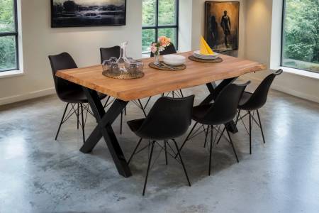 SAM_NEU-Esszimmer-Baumkante-Tische-Cali-Ansteckplatte-X-Gestell-natur-schwarz-220-BKT_Cali_natur_04-1