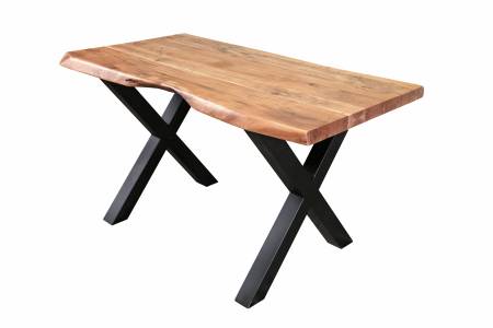 SAM_NEU-Esszimmer-Baumkante-Tische-Cali_aufgedoppelt-X_Gestell-BKT-natur-schwarz-160-BKT_Cali_02-1