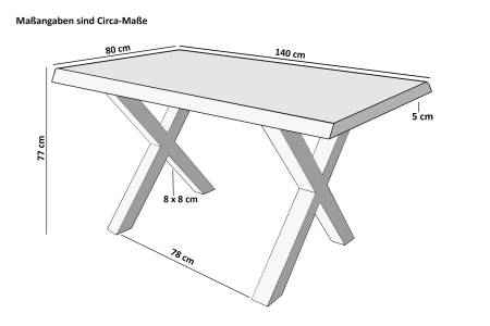 SAM_NEU-Esszimmer-Baumkante-Tische-Cali_aufgedoppelt-X_Gestell-mango-schwarz-140-BKT_Cali_mango_rough_03-1
