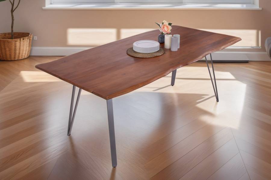 SAM_NEU-Esszimmer-Baumkante-Tische-Celia_4eck-nuss-silber-200-bkt_celia_200_nuss_silber_01-3