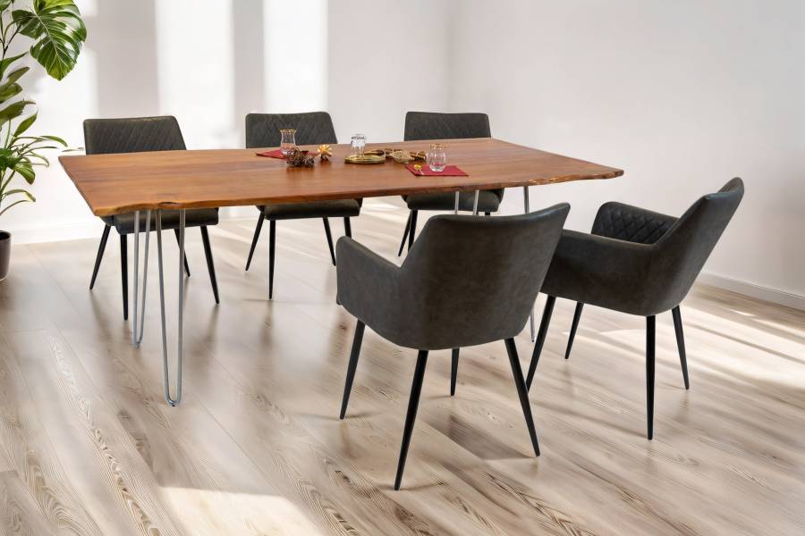 SAM_NEU-Esszimmer-Baumkante-Tische-Hannah-Nussbaum-200-BK_Hannah_200x100_nuss_silber_02-3