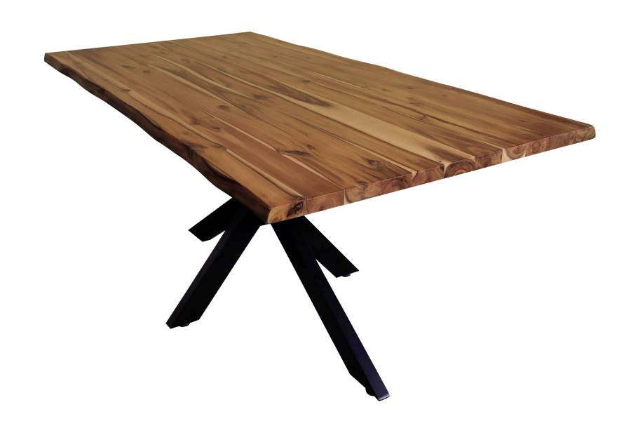 SAM_NEU-Esszimmer-Baumkante-Tische-Harley-BKT-honig-spider-schwarz-180-BKT_Harley_02-1