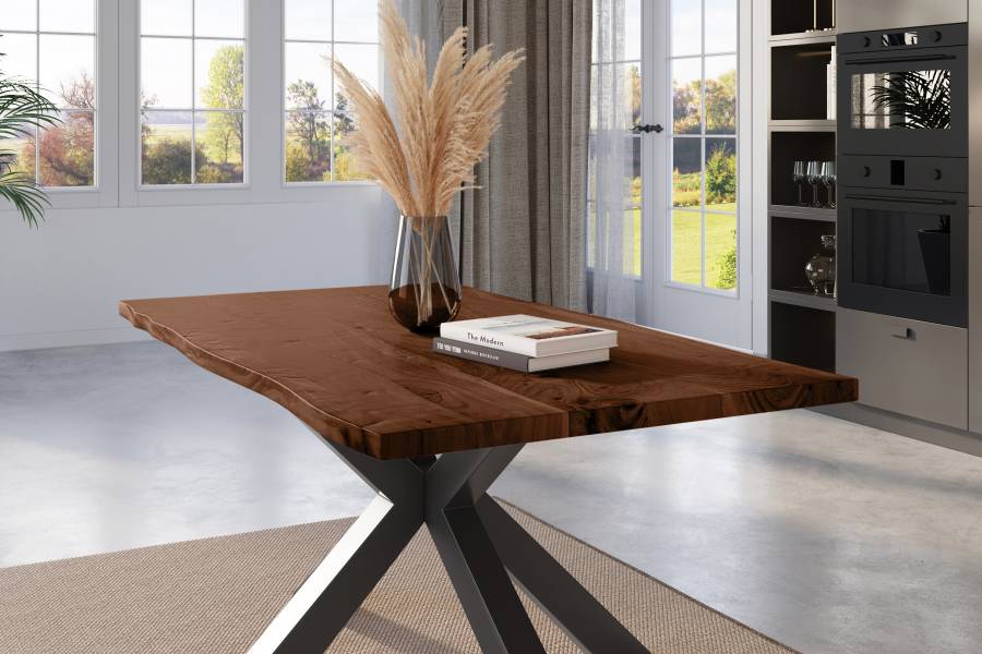 SAM_NEU-Esszimmer-Baumkante-Tische-Kalea-BKT-nuss-120-160-Schwarz-140-BKT_Kalea_nuss_neu_01-1