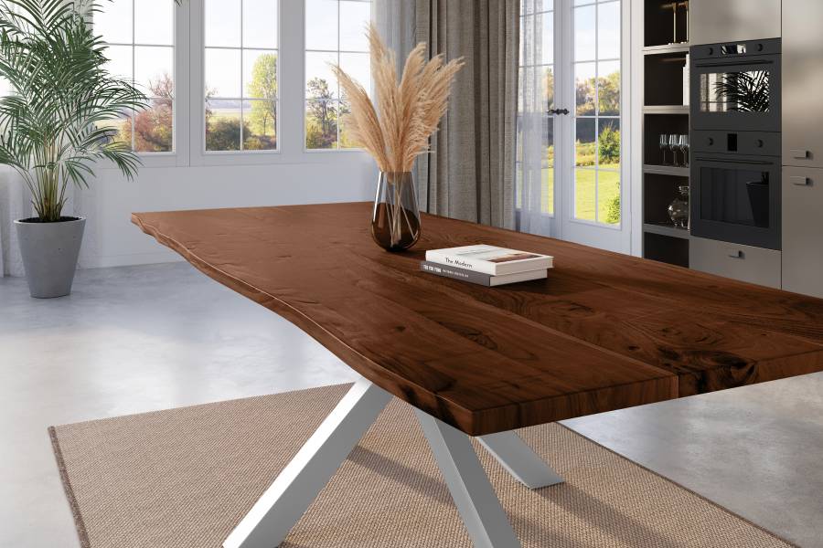 SAM_NEU-Esszimmer-Baumkante-Tische-Kalea-BKT-nuss-240-300-Silber-260-BKT_Kalea_nuss_neu_01-1