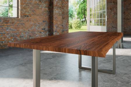 SAM_NEU-Esszimmer-Baumkante-Tische-Lauren-nougat-silber-200-Lauren_200_silber_04-2