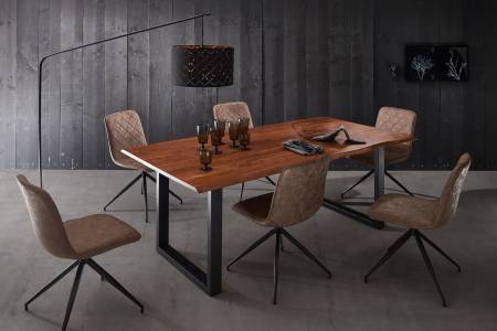 SAM_NEU-Esszimmer-Baumkante-Tische-Laurina-nougat-schwarz-200-Laurina_200_nougat_schwarz_06-2