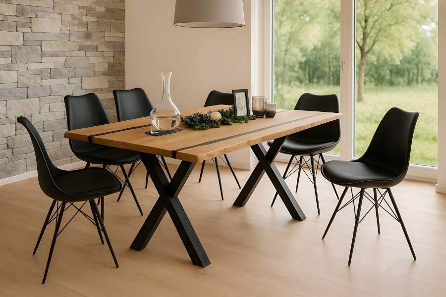 SAM_NEU-Esszimmer-Baumkante-Tische-Pedro-X_Gestell-BKT-160-BTK_Pedro_04