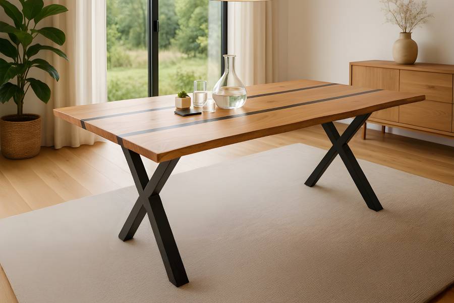 SAM_NEU-Esszimmer-Baumkante-Tische-Pedro-X_Gestell-BKT-240-BTK_Pedro_01-1