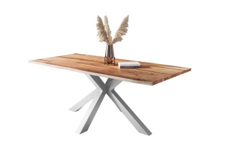 SAM_NEU-Esszimmer-Baumkante-Tische-Polly-Natur-Spider-silber-220-BKT_Polly_Akazie_natur_resin_220_Spider_silber_neu_02