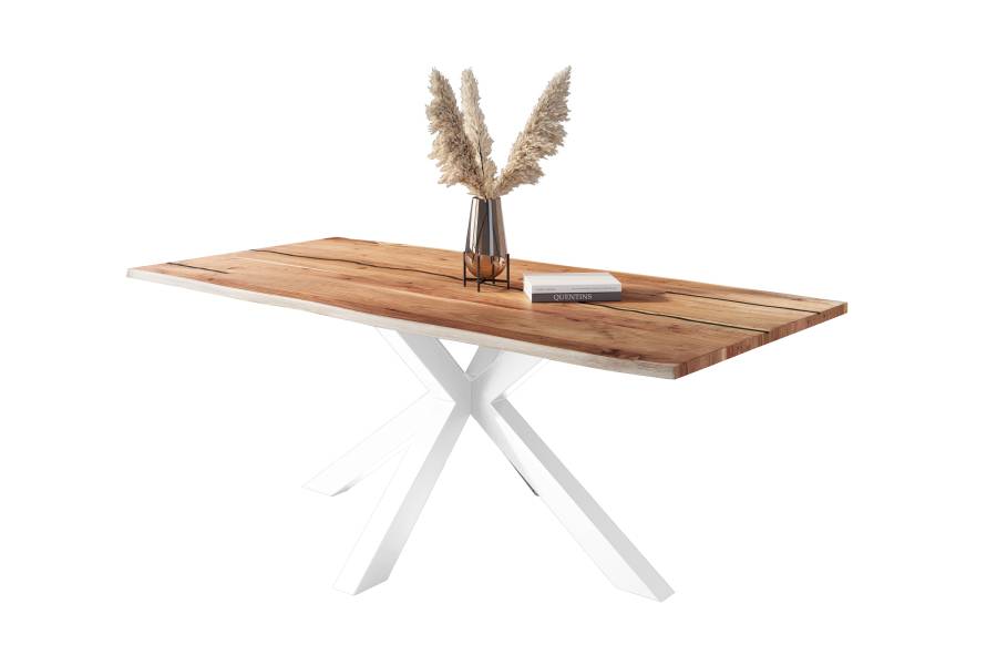 SAM_NEU-Esszimmer-Baumkante-Tische-Polly-Natur-Spider-weiss-220-BKT_Polly_Akazie_natur_resin_220_Spider_weiss_neu_02