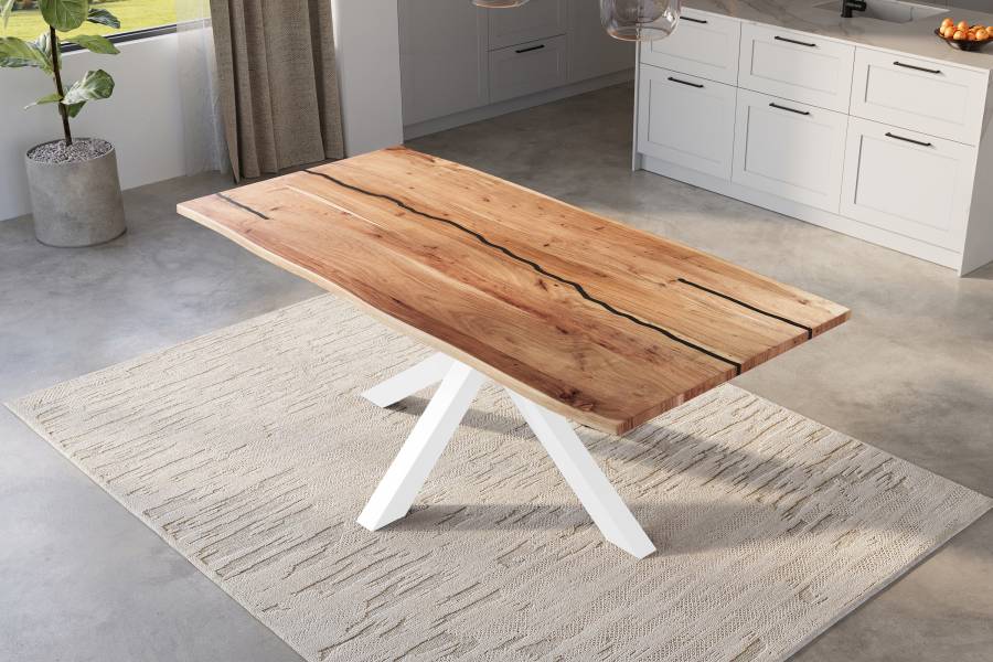 SAM_NEU-Esszimmer-Baumkante-Tische-Polly-Natur-Spider-weiss-220-BKT_Polly_Akazie_natur_resin_220_Spider_weiss_neu_05