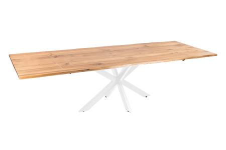 SAM_NEU-Esszimmer-Baumkante-Tische-Seattle_Serra-BKT-Serra_Erweiterbar-Spider-weiss-200-BKT_Serra_02