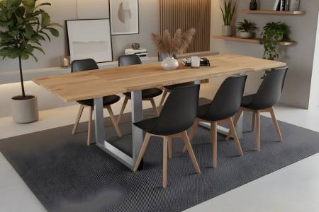 SAM_NEU-Esszimmer-Baumkante-Tische-Seattle_Serra-BKT-Serra_Erweiterbar-U_Gestell-silber-160-BKT_Serra_05