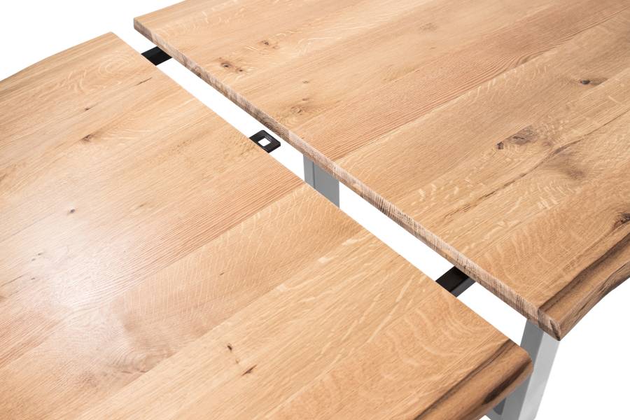 SAM_NEU-Esszimmer-Baumkante-Tische-Seattle_Serra-BKT-Serra_Erweiterbar-U_Gestell-silber-200-BKT_Serra_06