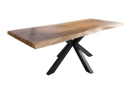 SAM_NEU-Esszimmer-Baumkante-Tische-Titan-Natur-Spider-Schwarz-240×110-ML_Titan_240_natur_Spider_schwarz_01