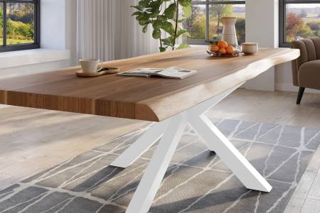 SAM_NEU-Esszimmer-Baumkante-Tische-Titan-Natur-Spider-WeiC39F-280×110-ML_Titan_280_natur_Spider_weiC39F_04-1