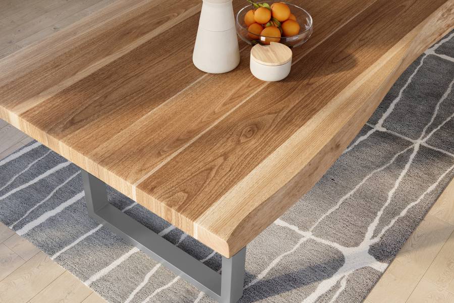 SAM_NEU-Esszimmer-Baumkante-Tische-Titan-Natur-U-Gestell-Silber-320×120-ML_Titan_320x120_natur_U_silber_03-5