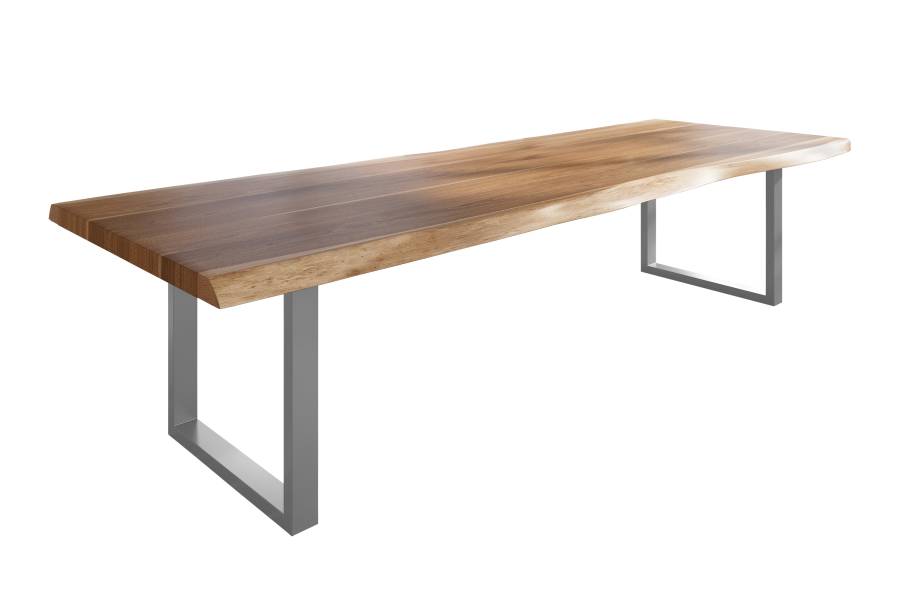 SAM_NEU-Esszimmer-Baumkante-Tische-Titan-Natur-U-Gestell-Silber-350×120-ML_Titan_350x120_natur_U_silber_01-1