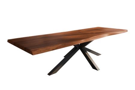 SAM_NEU-Esszimmer-Baumkante-Tische-Titan-Nuss-Spider-Schwarz-350×120-ML_Titan_350_nuss_Spider_schwarz_01