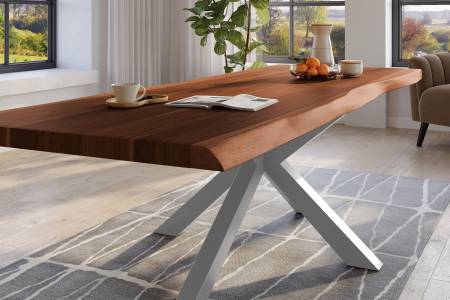 SAM_NEU-Esszimmer-Baumkante-Tische-Titan-Nuss-Spider-Silber-280×110-ML_Titan_280_nuss_Spider_silber_04-3