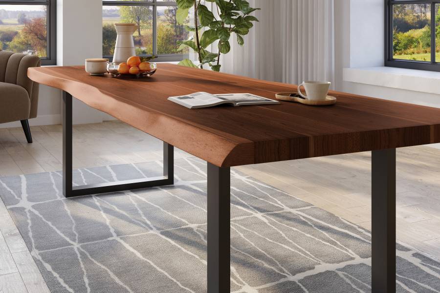 SAM_NEU-Esszimmer-Baumkante-Tische-Titan-Nuss-U-Gestell-Schwarz-280×110-BKT_Titan_nussbaum_04