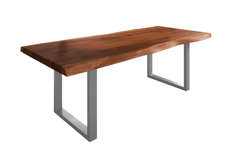 SAM_NEU-Esszimmer-Baumkante-Tische-Titan-Nuss-U-Gestell-Silber-240×120-ML_Titan_240_nuss_U_silber_01