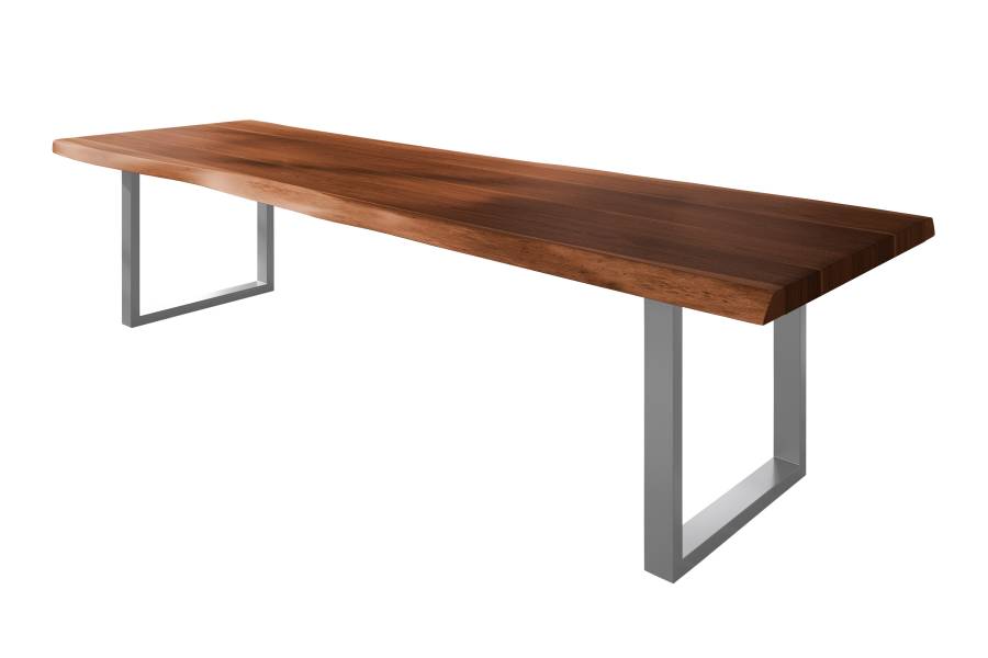 SAM_NEU-Esszimmer-Baumkante-Tische-Titan-Nuss-U-Gestell-Silber-300×110-BKT_Titan_nussbaum_02-1