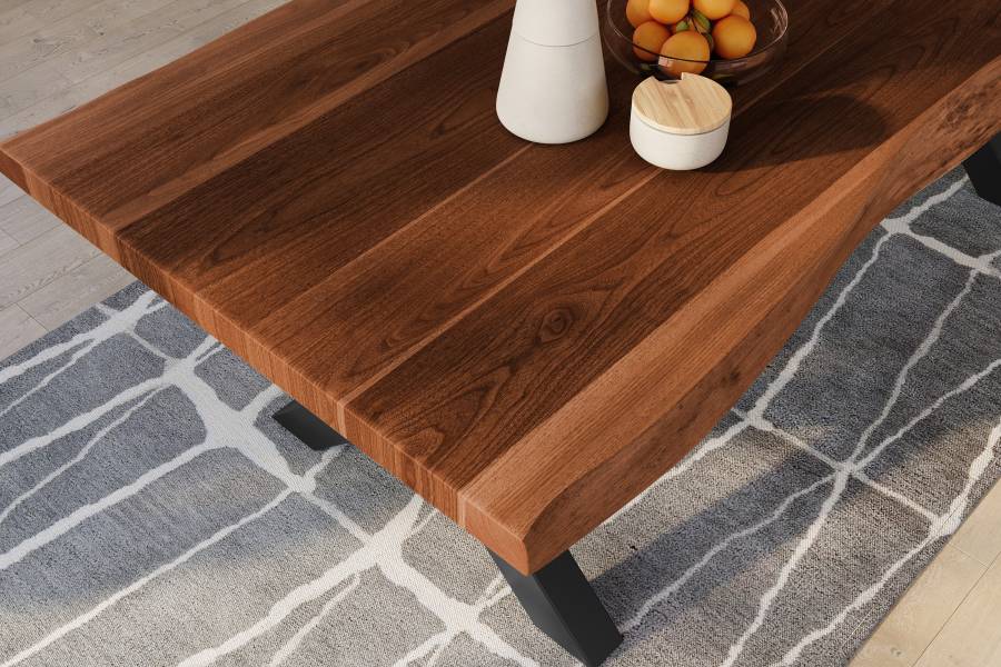 SAM_NEU-Esszimmer-Baumkante-Tische-Titan-Nuss-X-Gestell-Schwarz-220×110-ML_Titan_220_nuss_X_schwarz_03