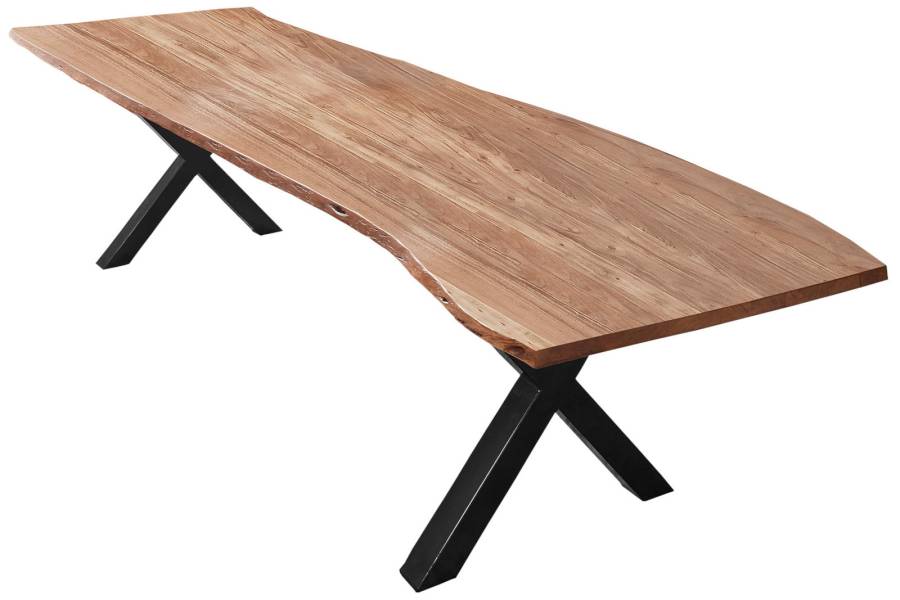 SAM_NEU-Esszimmer-Baumkante-Tische-Xaver-Natur-Schwarz-280-Xaver_280_natur_schwarz_03