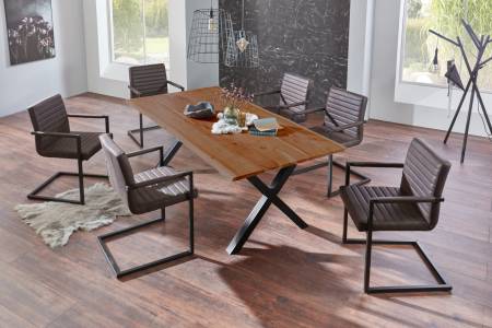 SAM_NEU-Esszimmer-Baumkante-Tische-Xaver-Nussbaum-Schwarz-200-Xaver_200_nuss_schwarz_07-2