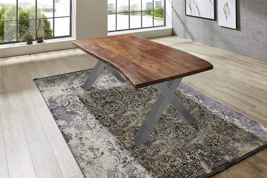 SAM_NEU-Esszimmer-Baumkante-Tische-Xaver-Nussbaum-Silber-200-Xaver_200_nuss_silber_01-1