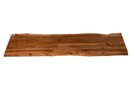 Tischplatte Baumkante Akazie Nussbaum 200 x 40 cm CURTIS