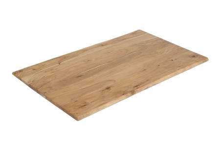 Tischplatte Baumkante Akazie massiv Natur 120 x 70 cm BRASILEIRO