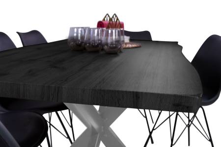 SAM_NEU-Esszimmer-Esszimmertische-Josy-Grau-Spider-silber-160-BKT_Josy_grau_04-1