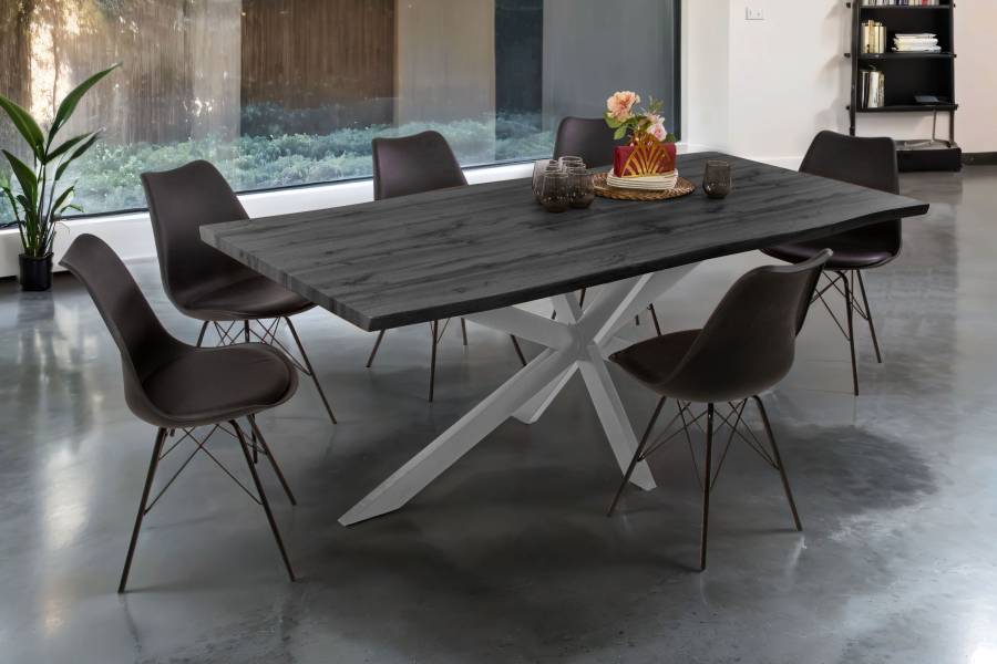 SAM_NEU-Esszimmer-Esszimmertische-Josy-Grau-Spider-silber-200-BKT_Josy_grau_05-3